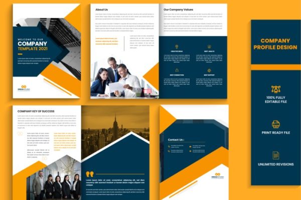 Brochure dribbble copiere printare